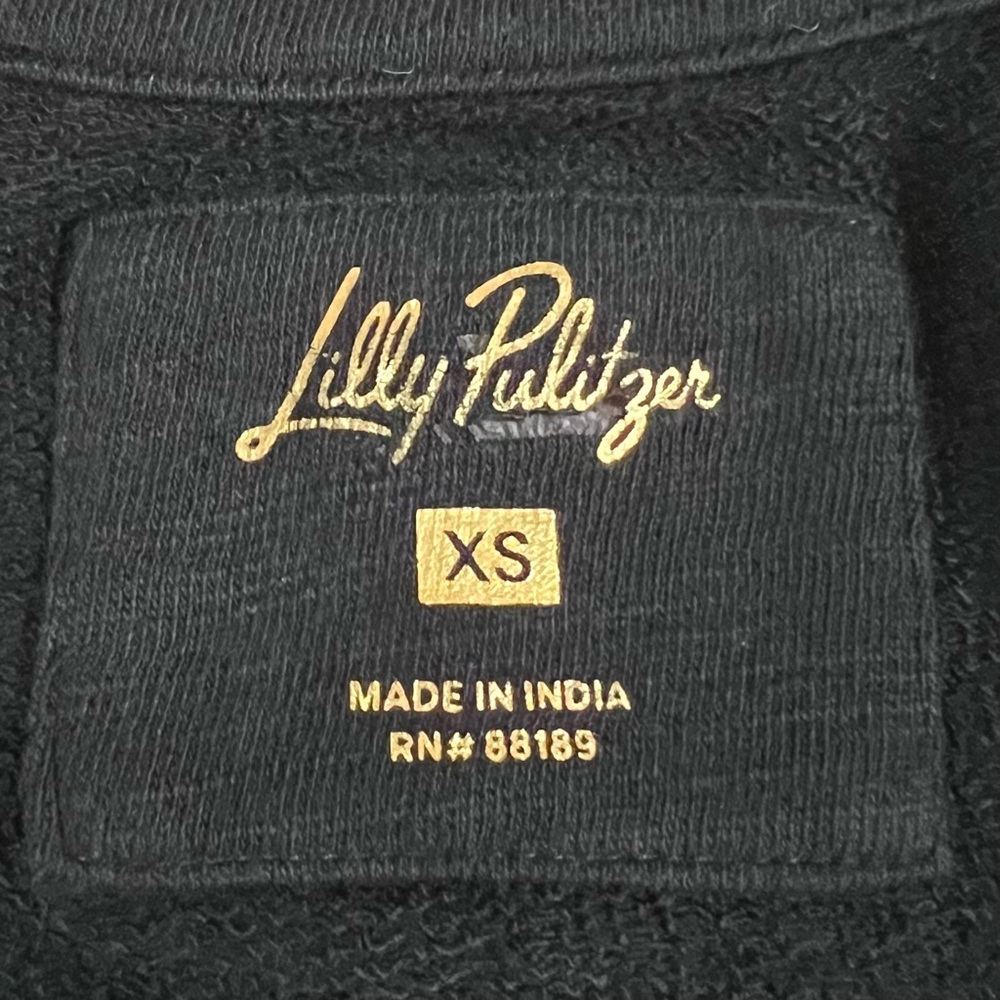 Lilly Pulitzer Black Ashlee Pullover- NWOT - Picture 5 of 8